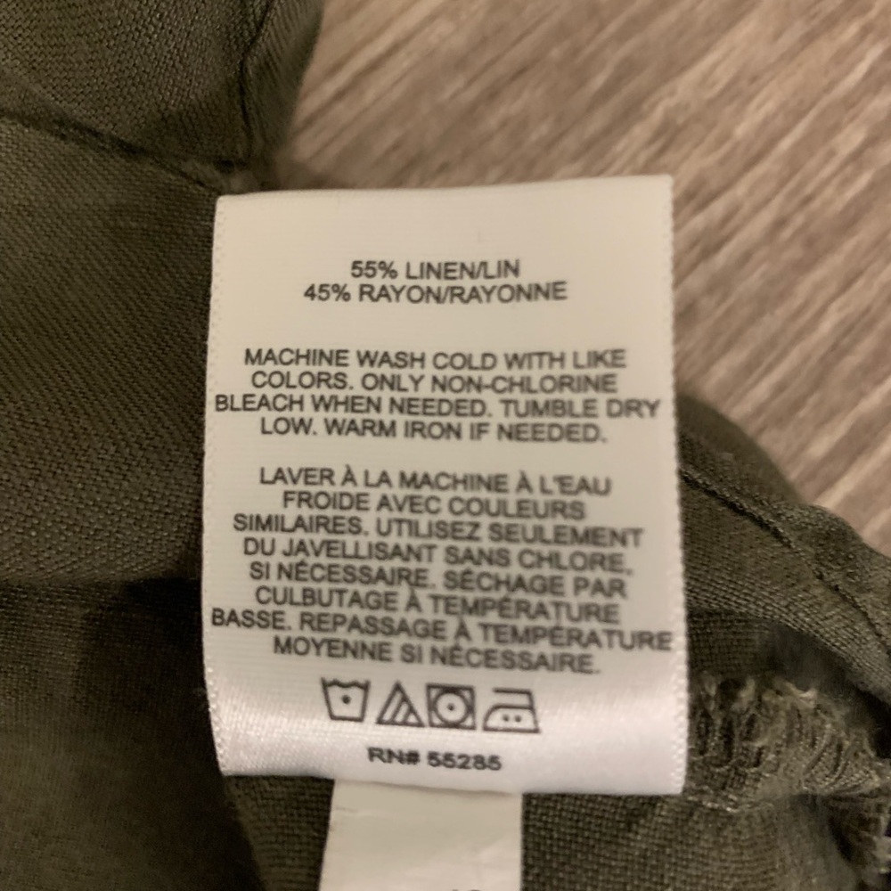 Express Dark Olive Shirt - Picture 4 of 4